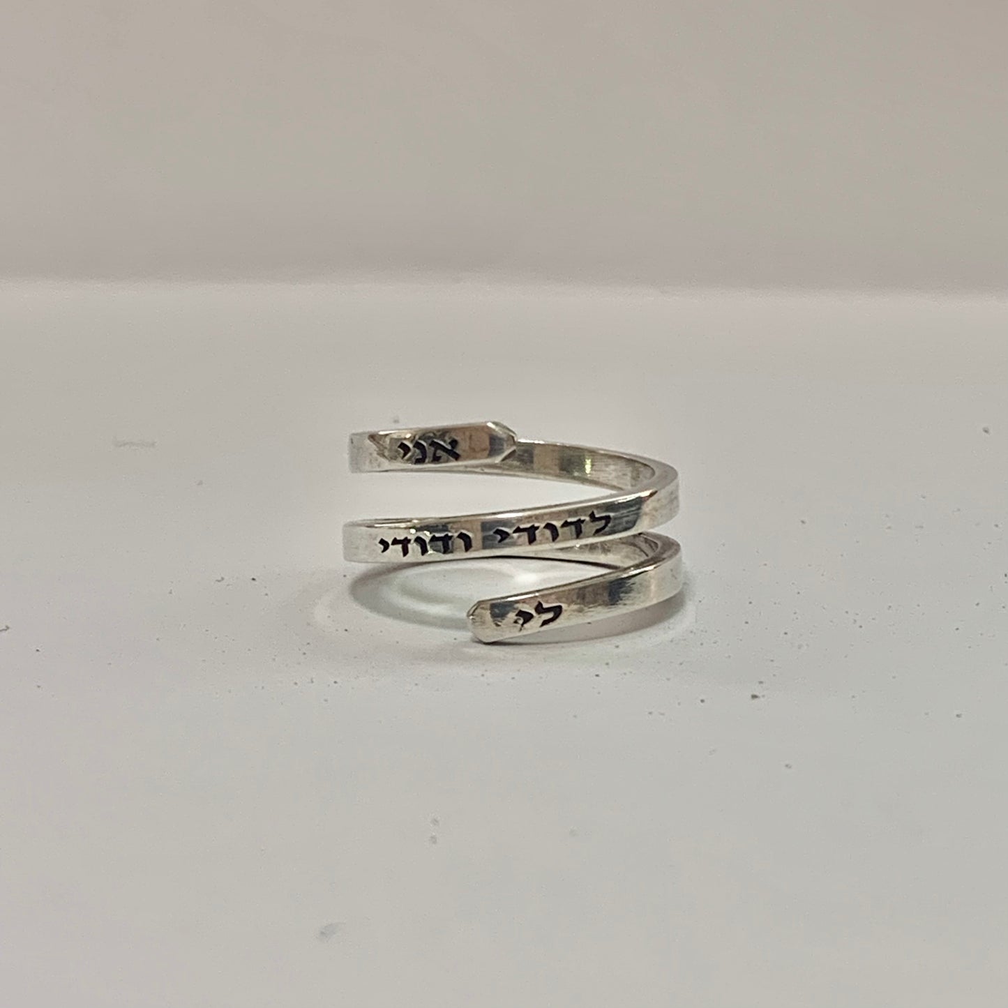Customized Ring With Quote Silver Ring