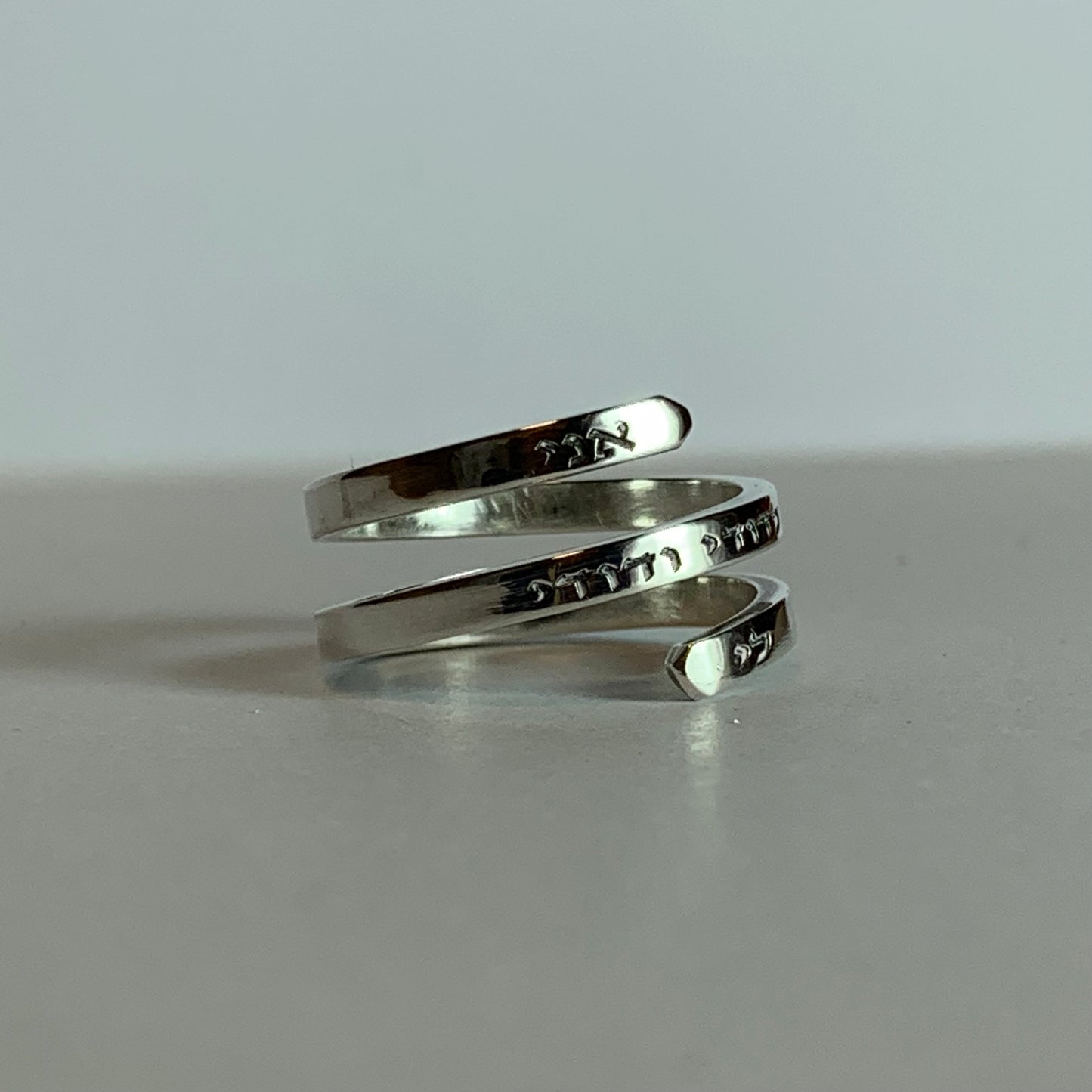 Customized Ring With Quote Silver Ring